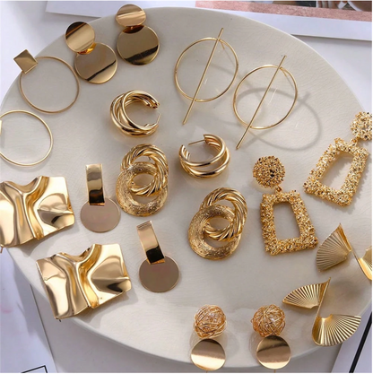 Lot de boucles d'oreilles