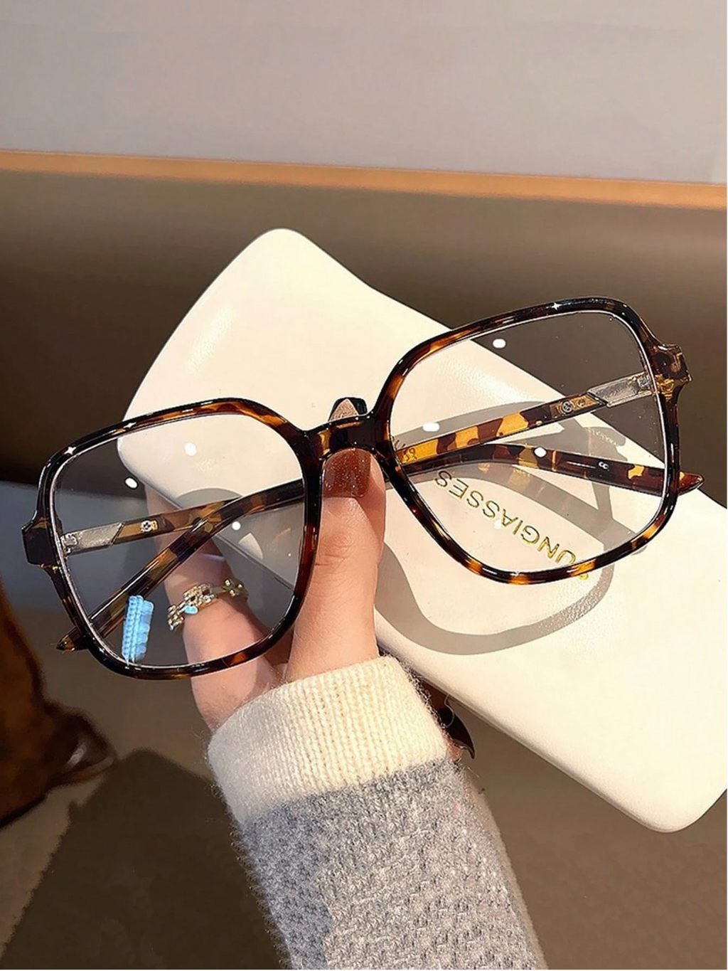 Lunette anti lumière bleue Oversize Retro