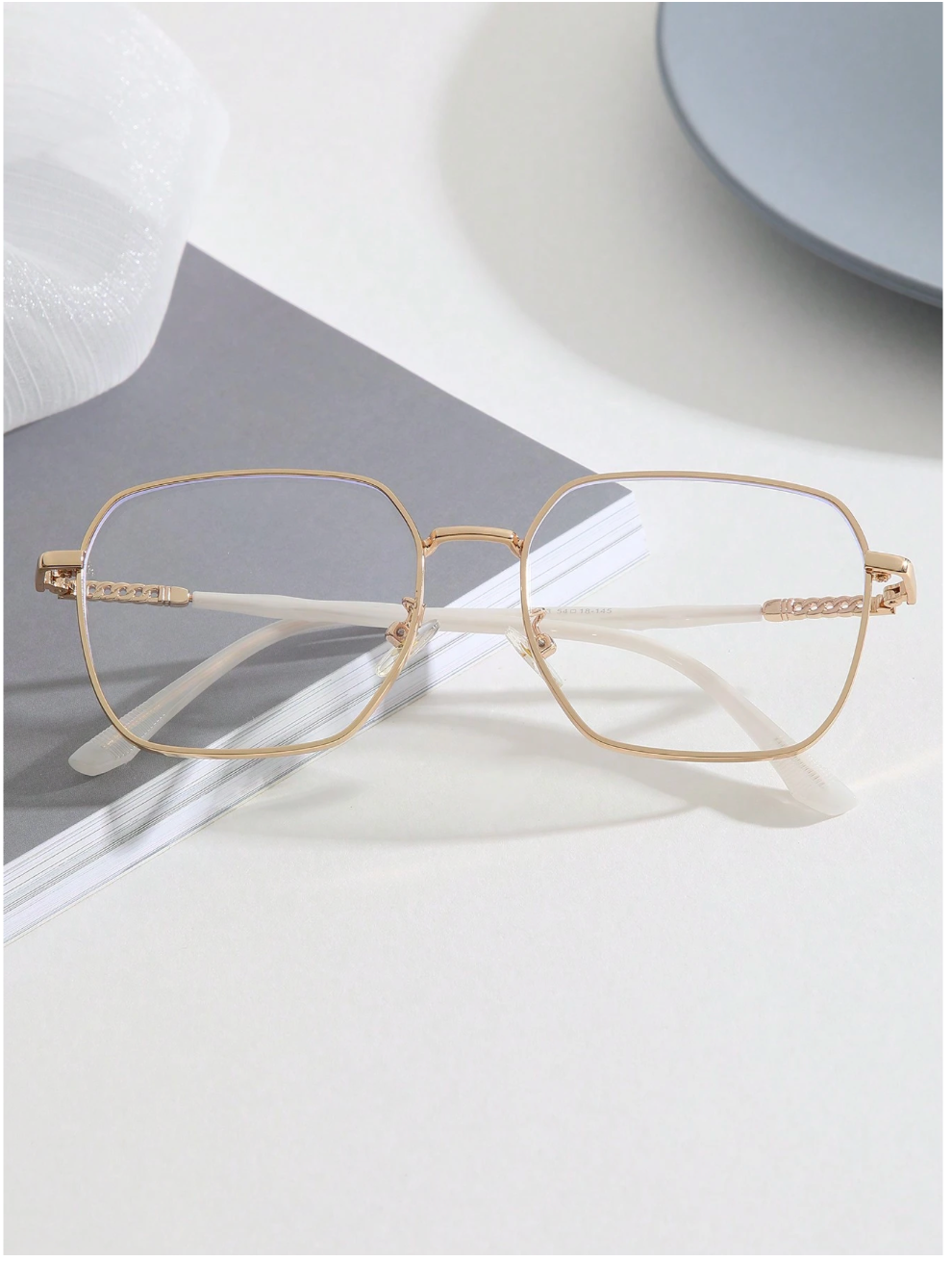 Lunette anti lumière bleue monture blanche