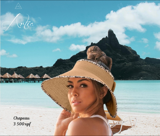 Chapeau Visière Ajustable – Bordure Léopard