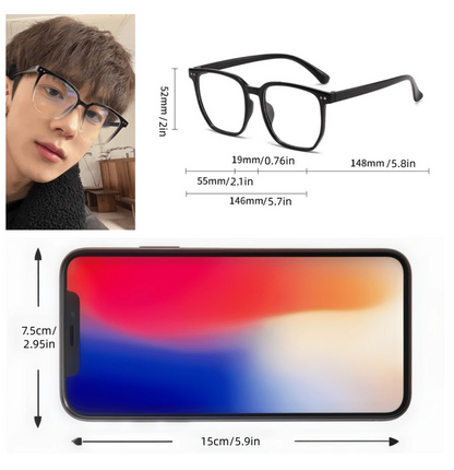 Lunettes Anti-Lumière Bleue – Modèle Noir Élégant